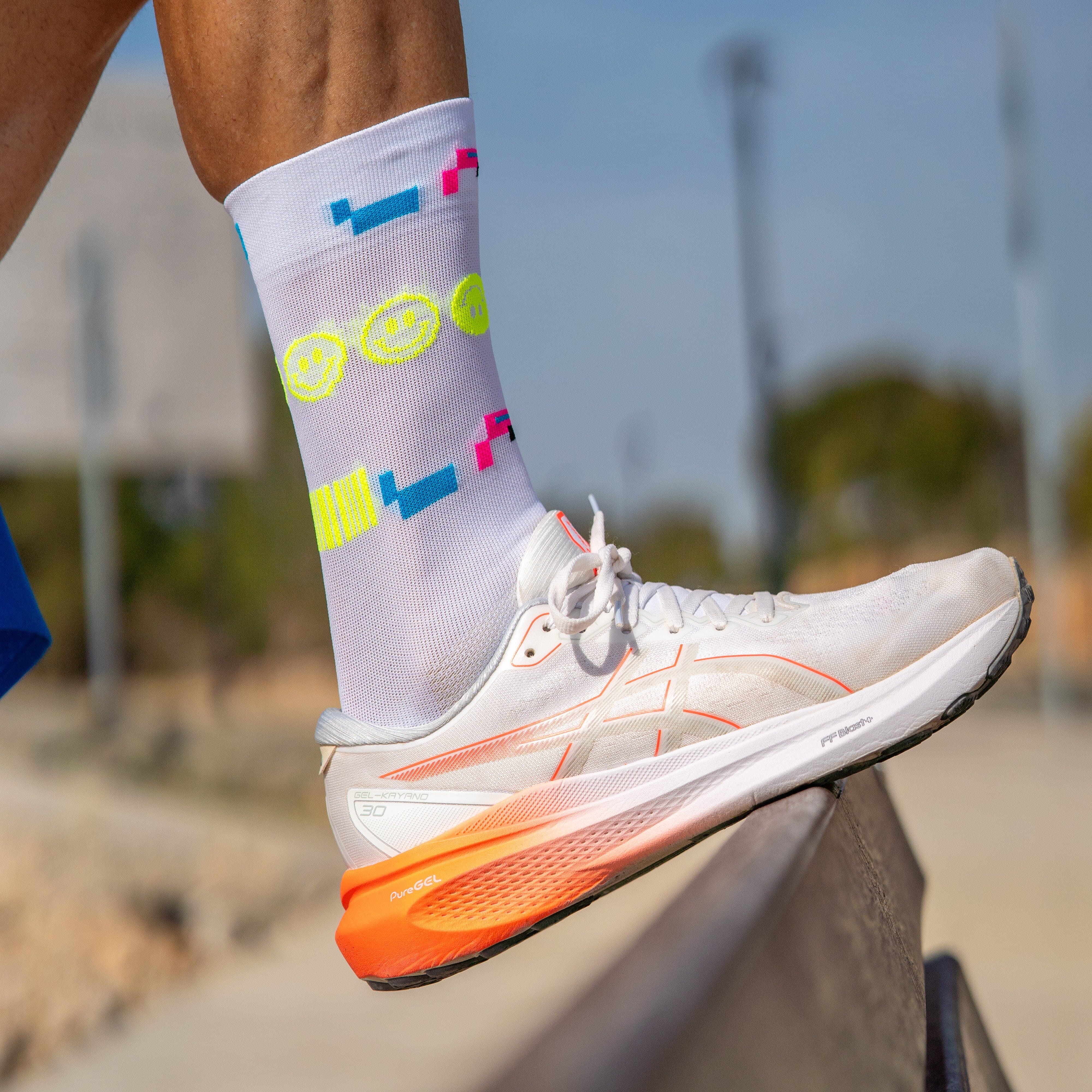 SPORCKS 80'S Night White - Running Socks - Image 3