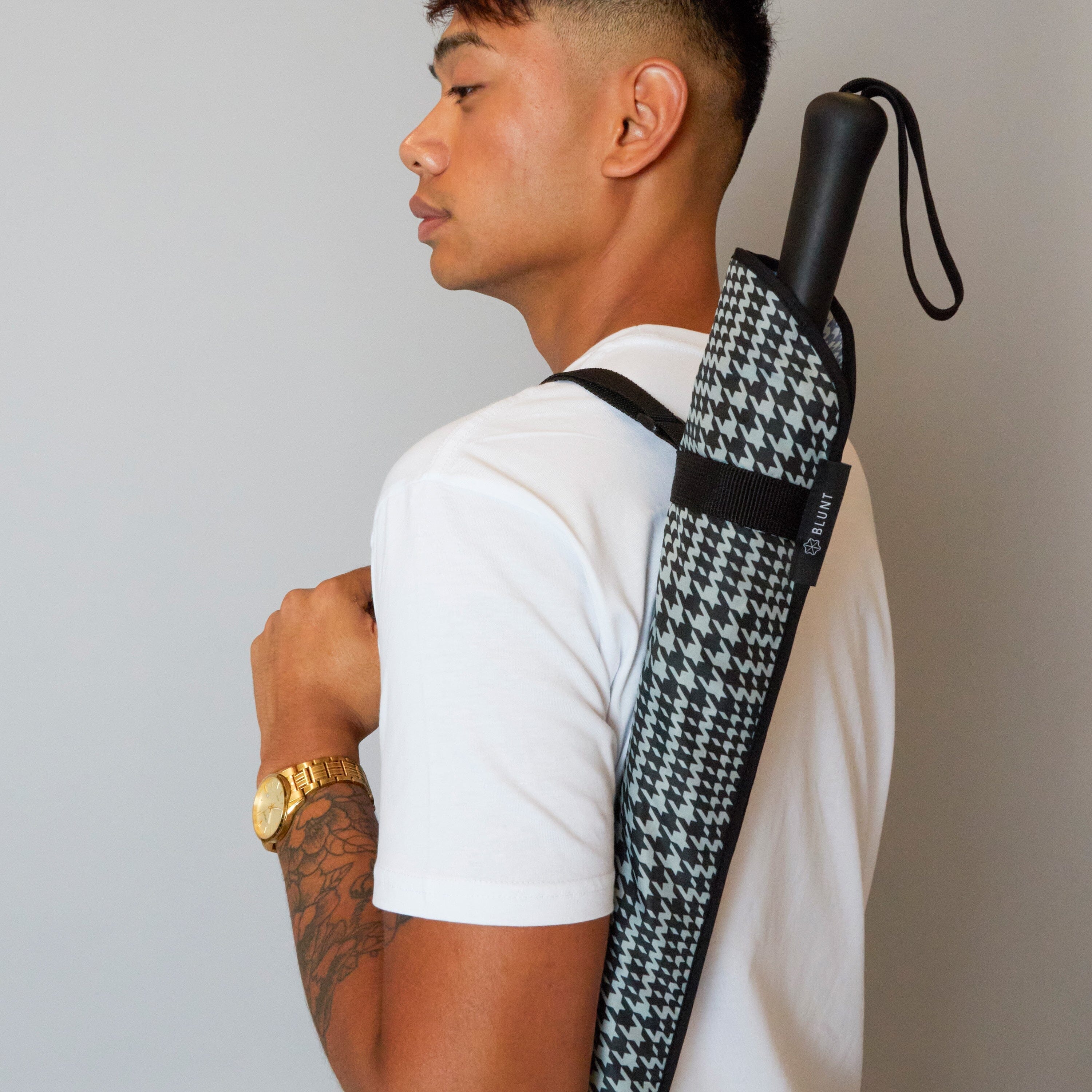 BLUNT Houndstooth Classic Umbrella - Image 5
