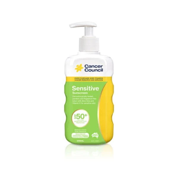 Cancer Council Sensitive Sunscreen SPF50+ - Image 4