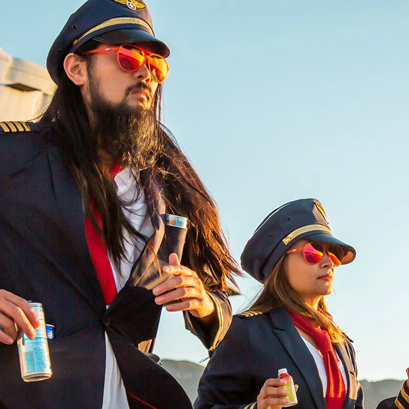 goodr MACH G - Sports Sunglasses - Captain Blunt's Red-Eye - Image 2