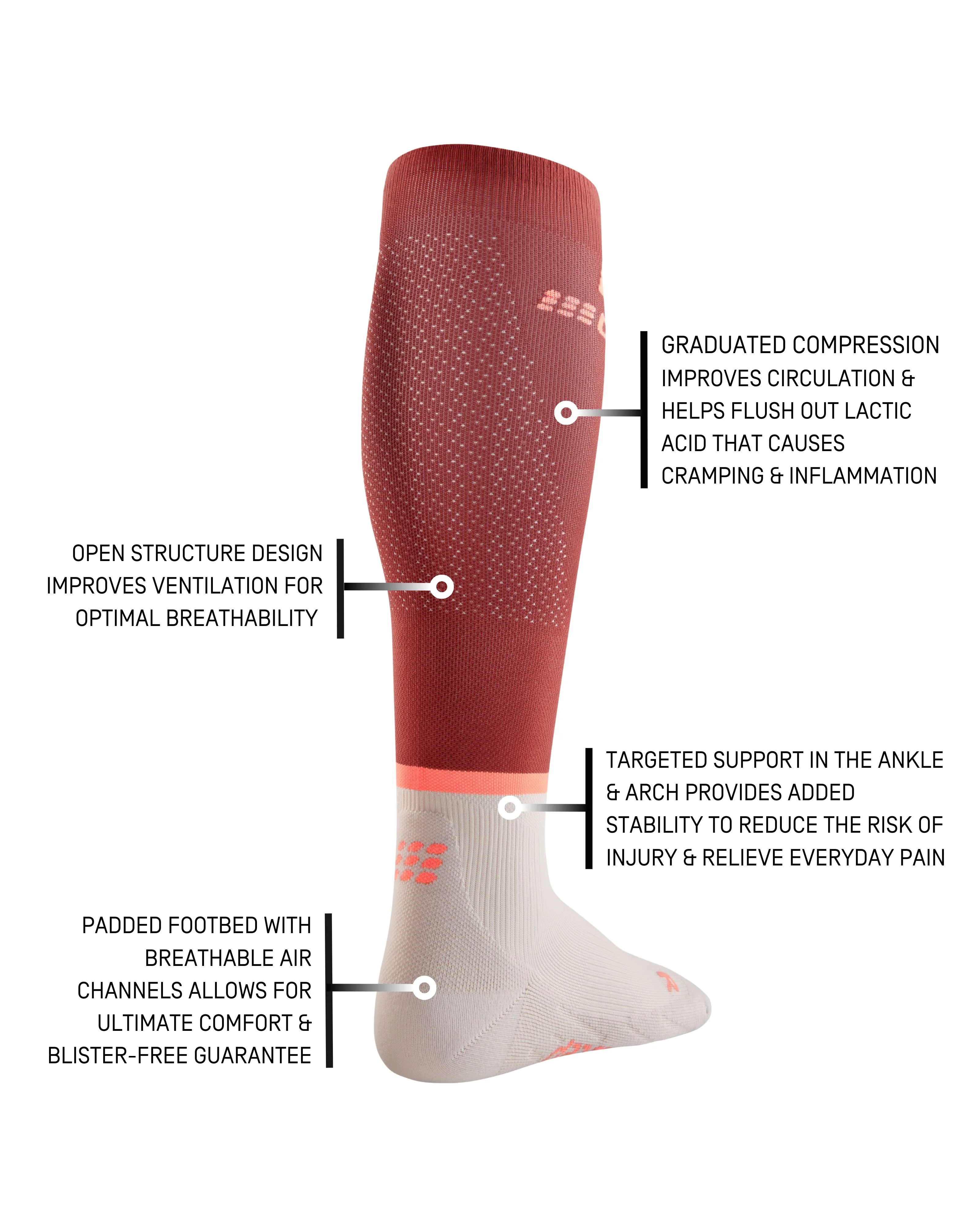 CEP The Run Compression Tall Socks 4.0, Women - Image 49