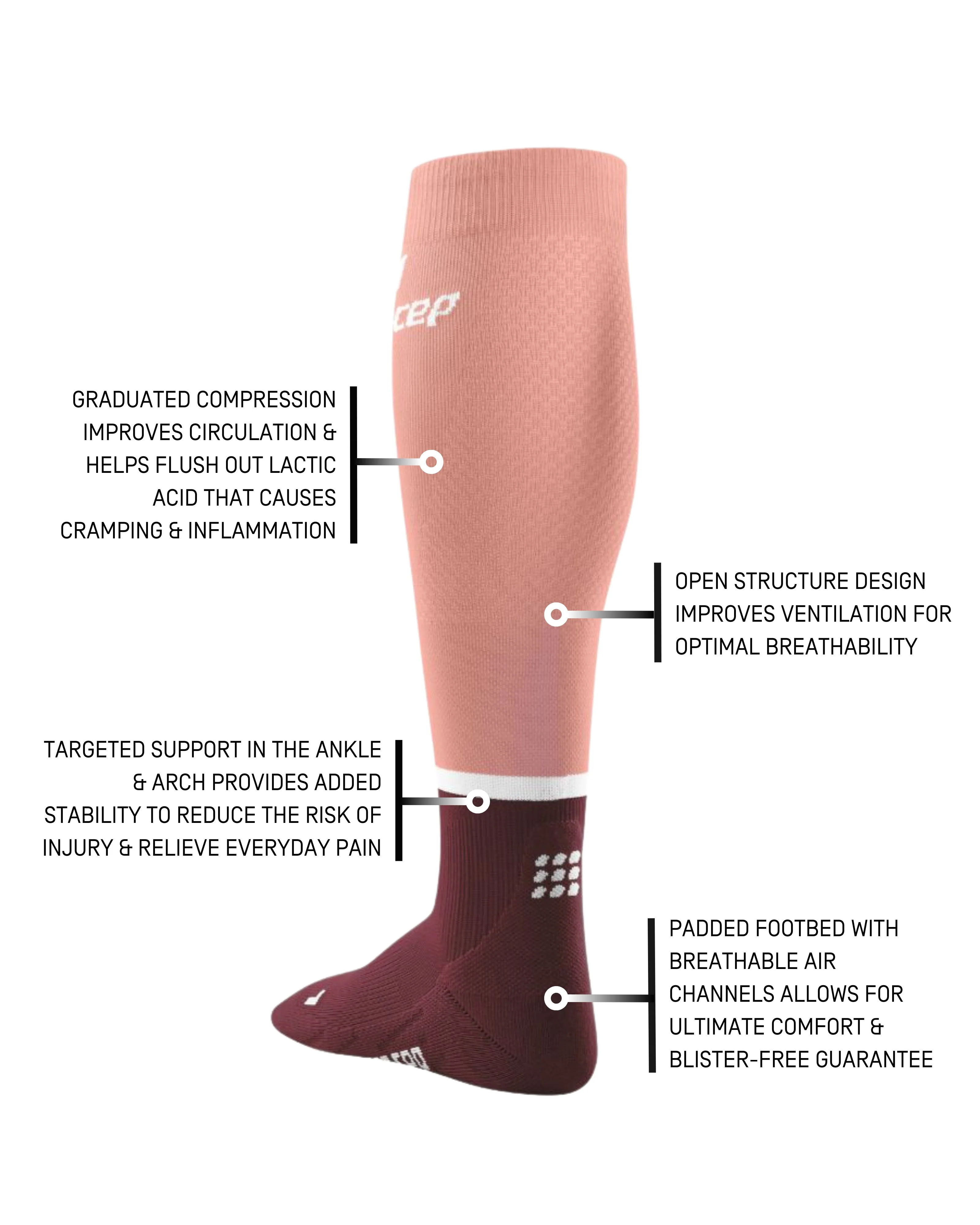 CEP The Run Compression Tall Socks 4.0, Women - Image 71