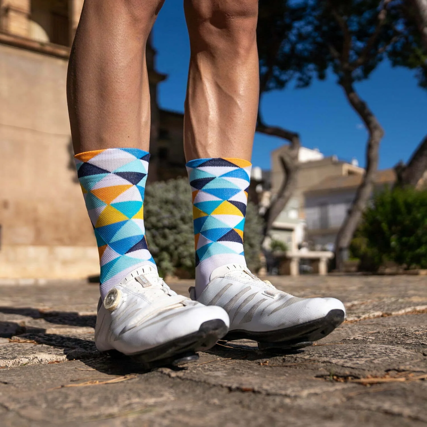 SPORCKS Coll De Rates Blue - Cycling Socks - Image 4