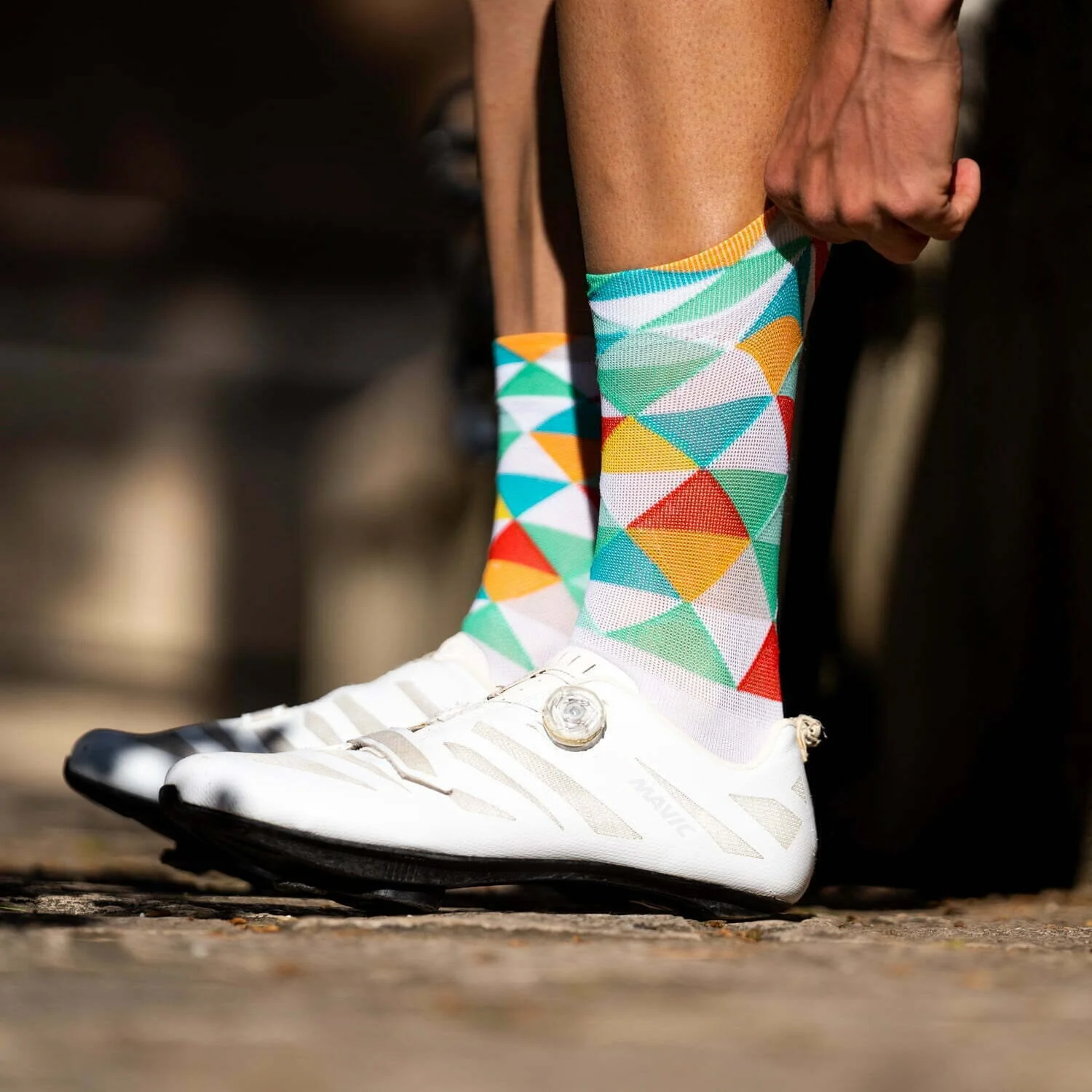 SPORCKS Coll De Rates Green - Cycling Socks - Image 2