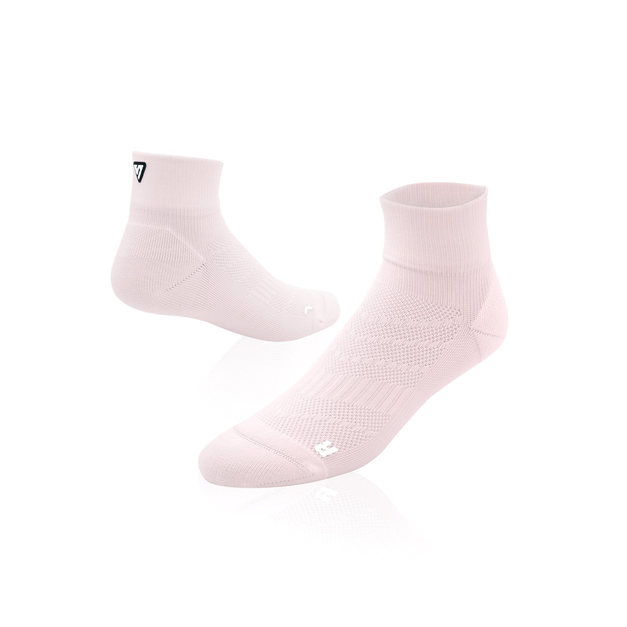 Versus Dirty Pink Running Quarter Socks