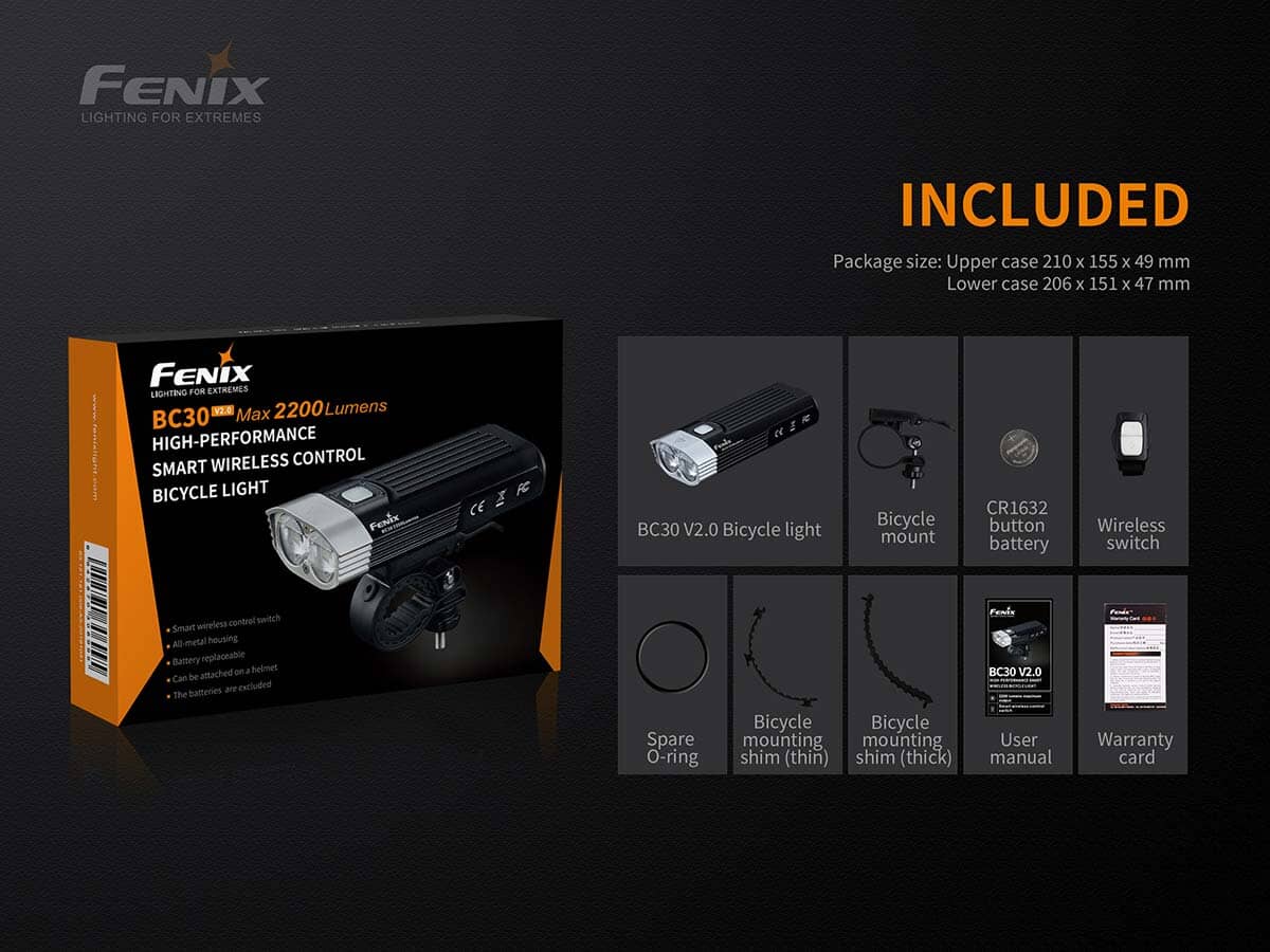 Fenix BC30 V2.0 Bike Light + BC05R V2.0 Taillight - Image 14