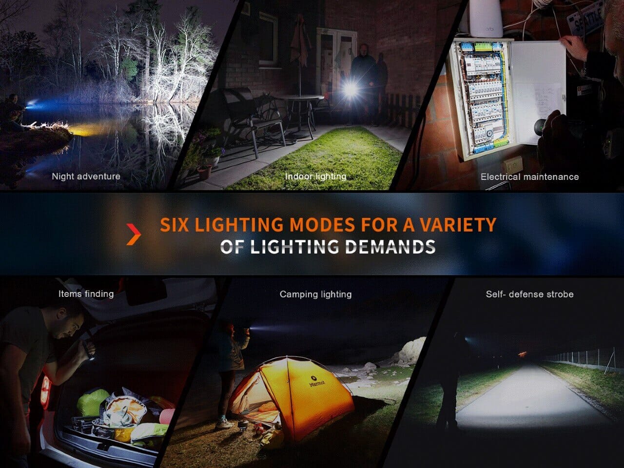 Fenix E35R SST70 Cool White LED Flashlight - Image 15