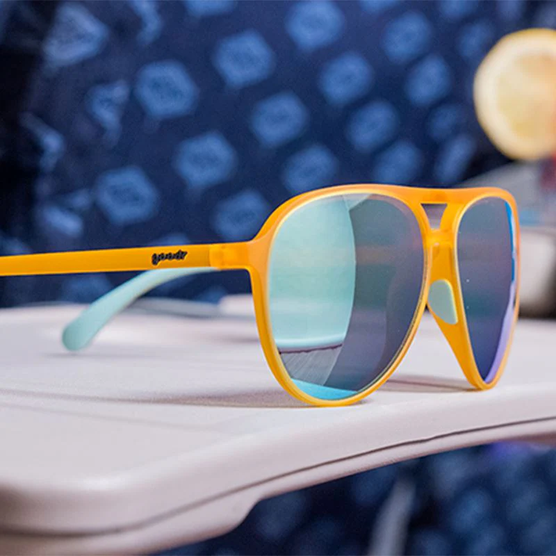goodr MACH G - Sports Sunglasses - Cheesy Flight Attendant - Image 4