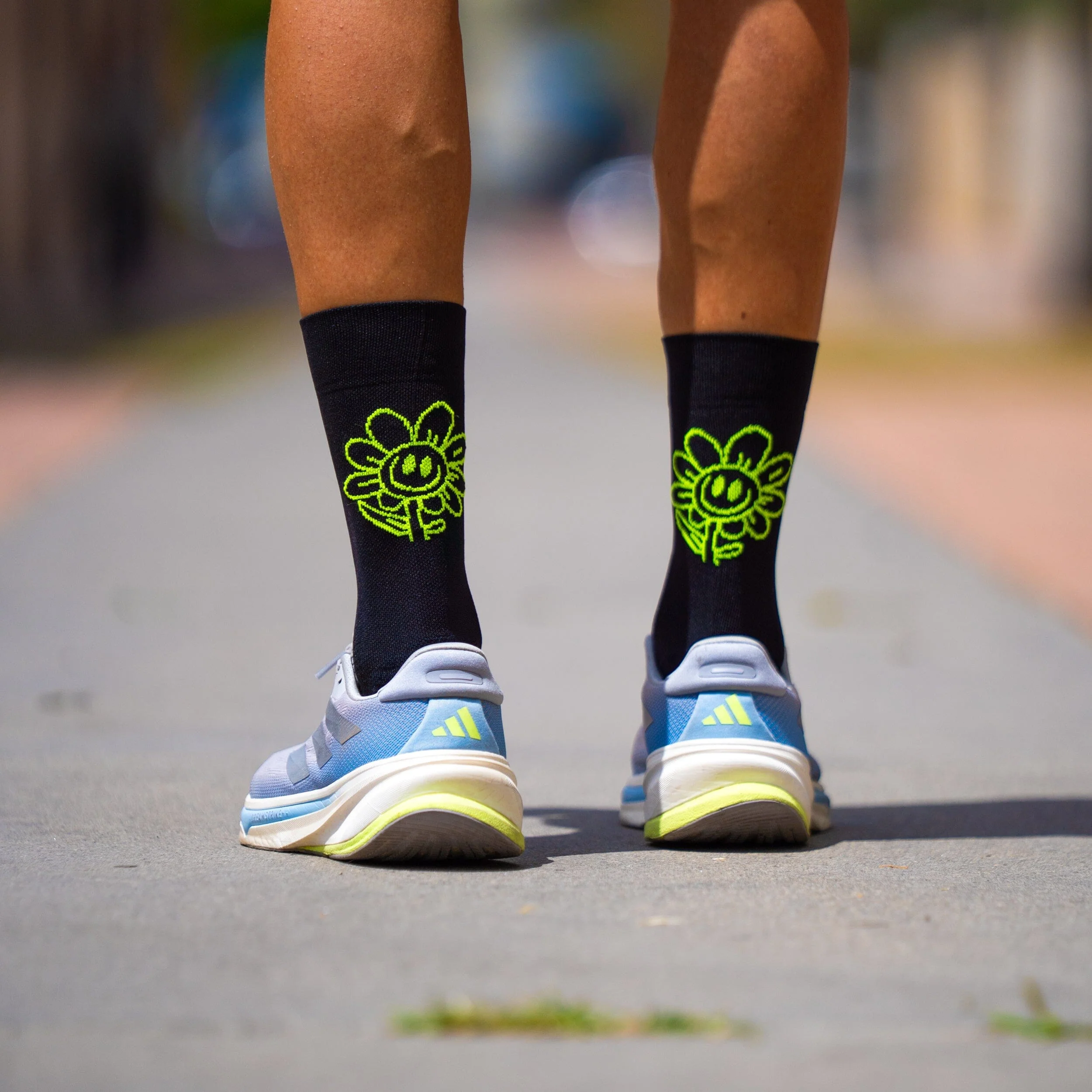 SPORCKS Happy Day Black - Running Socks - Image 4