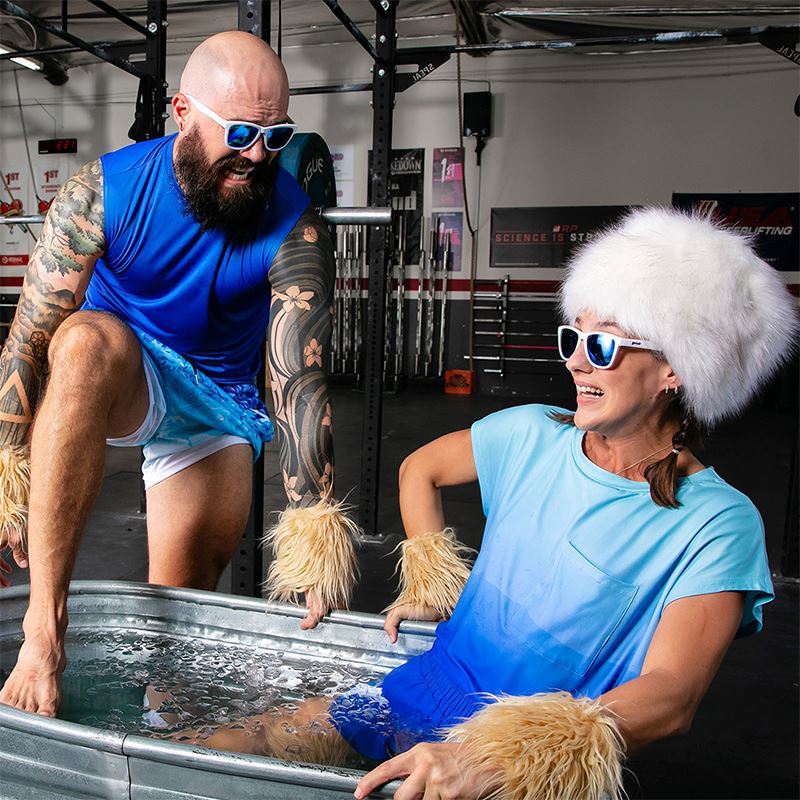 goodr OG - Sports Sunglasses - Iced By Yetis - Image 2
