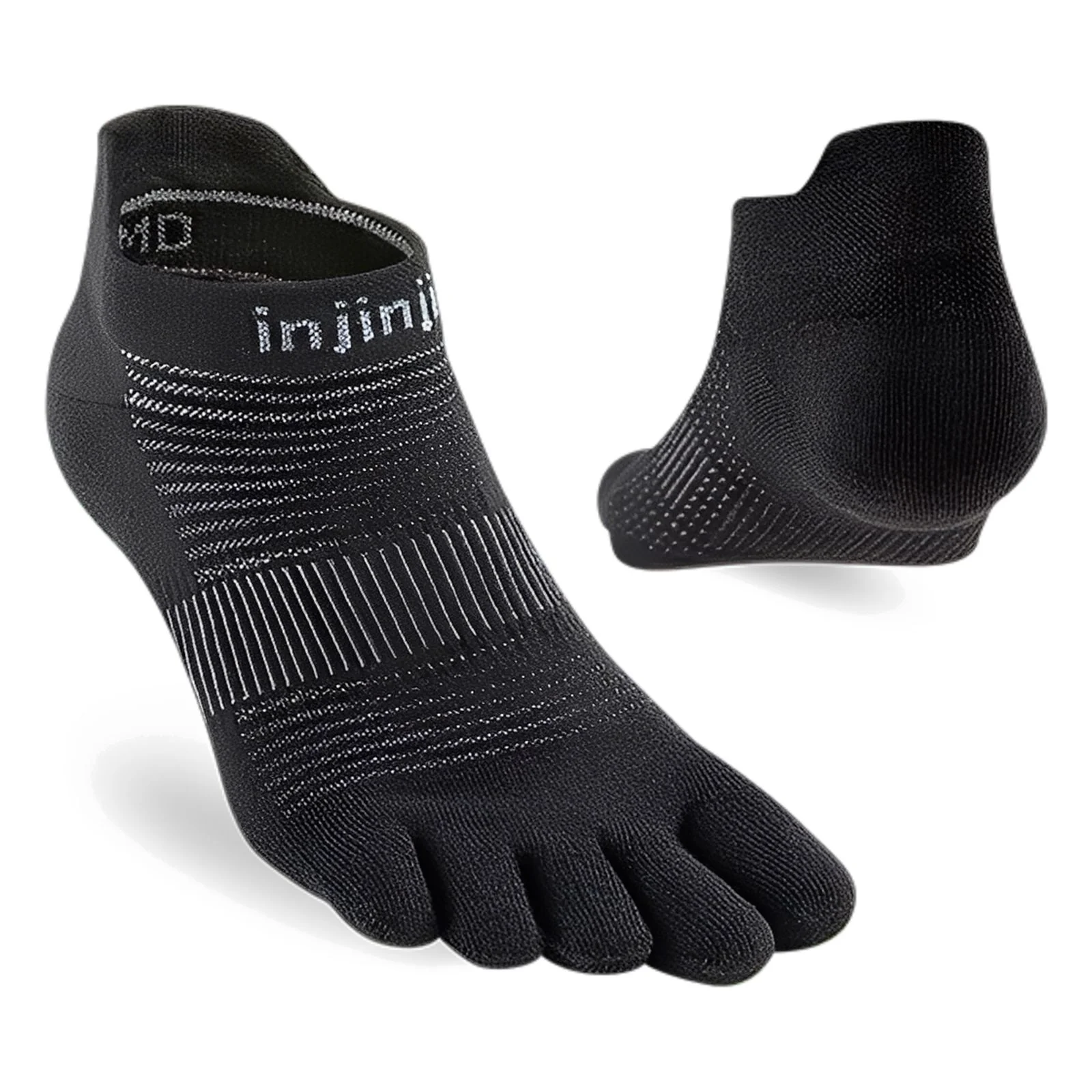 Injinji Run Original Weight No-Show Socks - Image 7