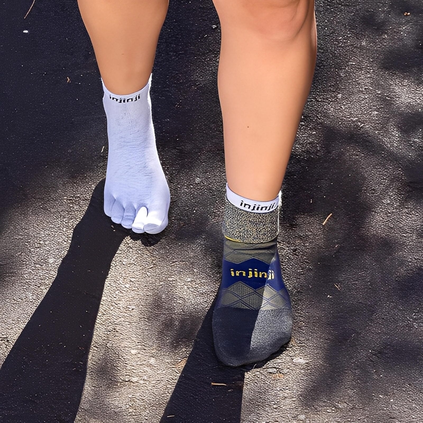 Injinji Women's Liner + Runner Mini-Crew Socks - Image 3
