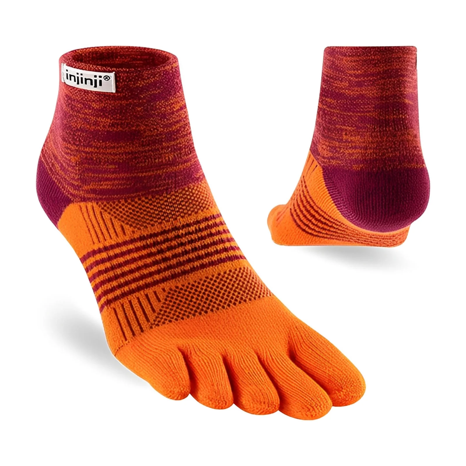 Injinji Women's Trail Midweight Mini-Crew Socks - Image 7