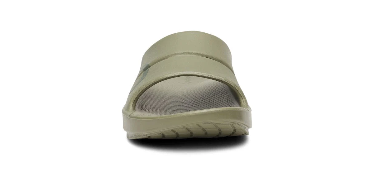 OOFOS Unisex OOahh Sport Slide Sandal - Foliage Matrix - Image 3
