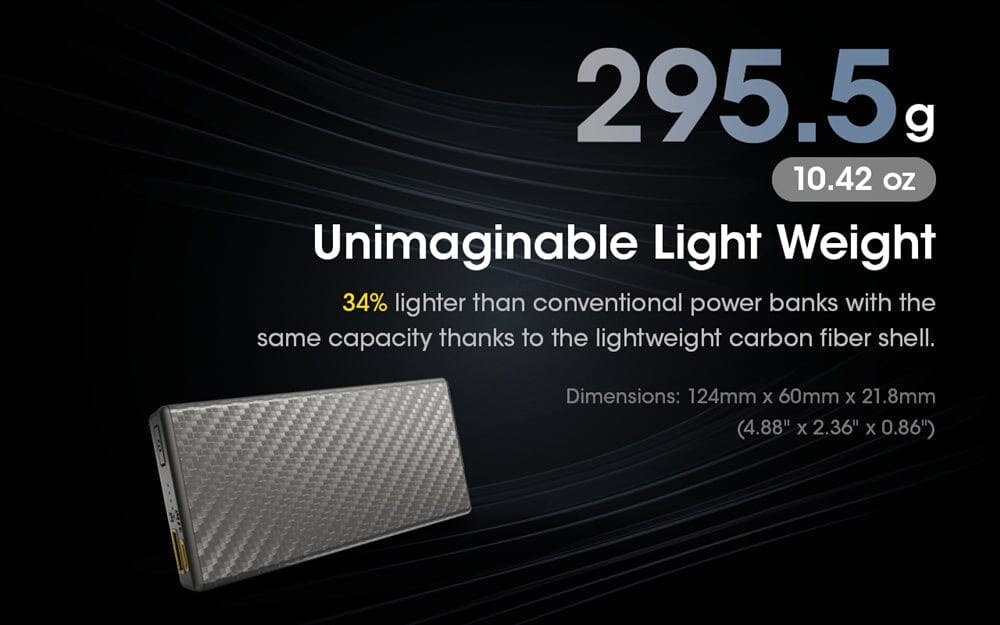 Nitecore Carbo 20000 Lightweight QC 20000mAh Power Bank - Image 4