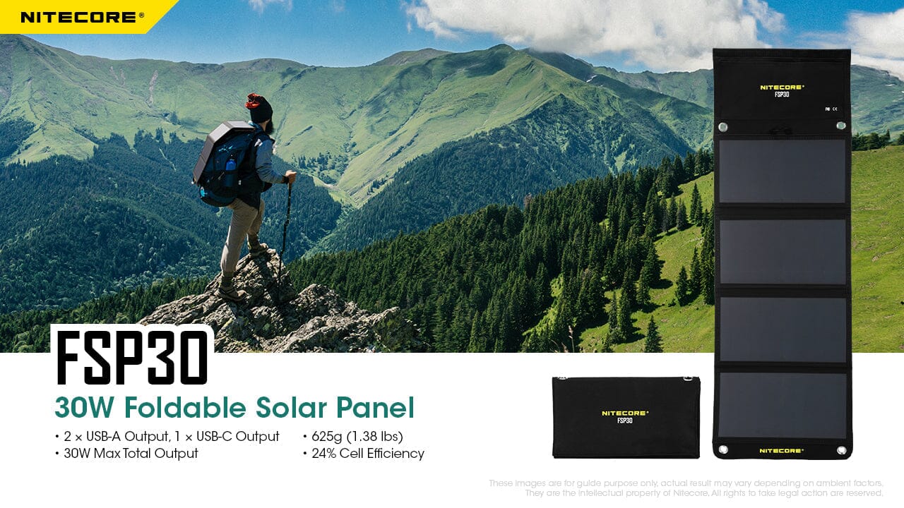 Nitecore FSP30 30W Foldable Solar Panel - Image 2