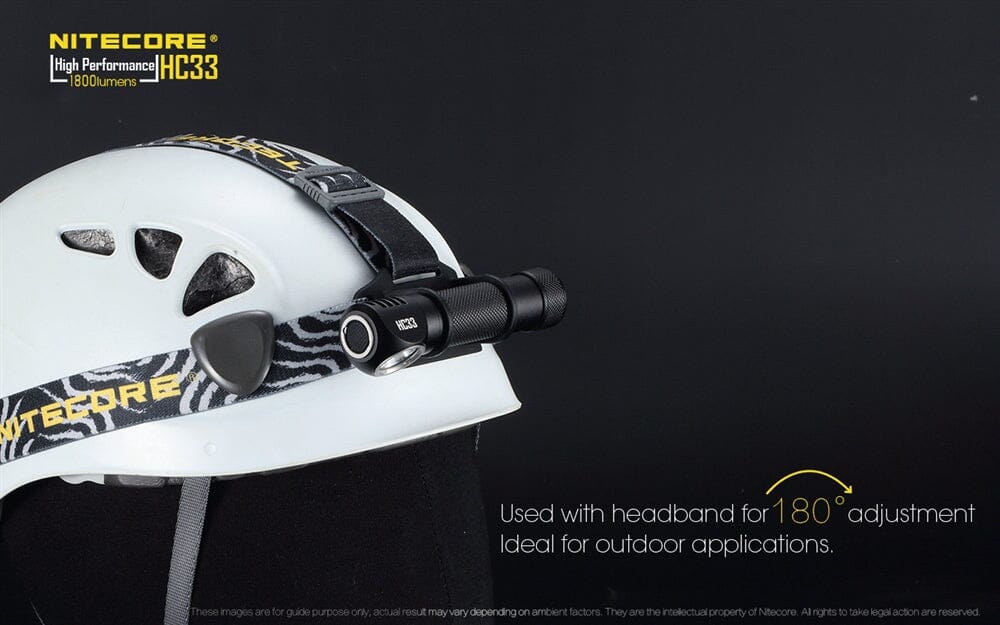 Nitecore HC33 1800 Lumens High Lumen L-Shaped Headlamp - Image 5