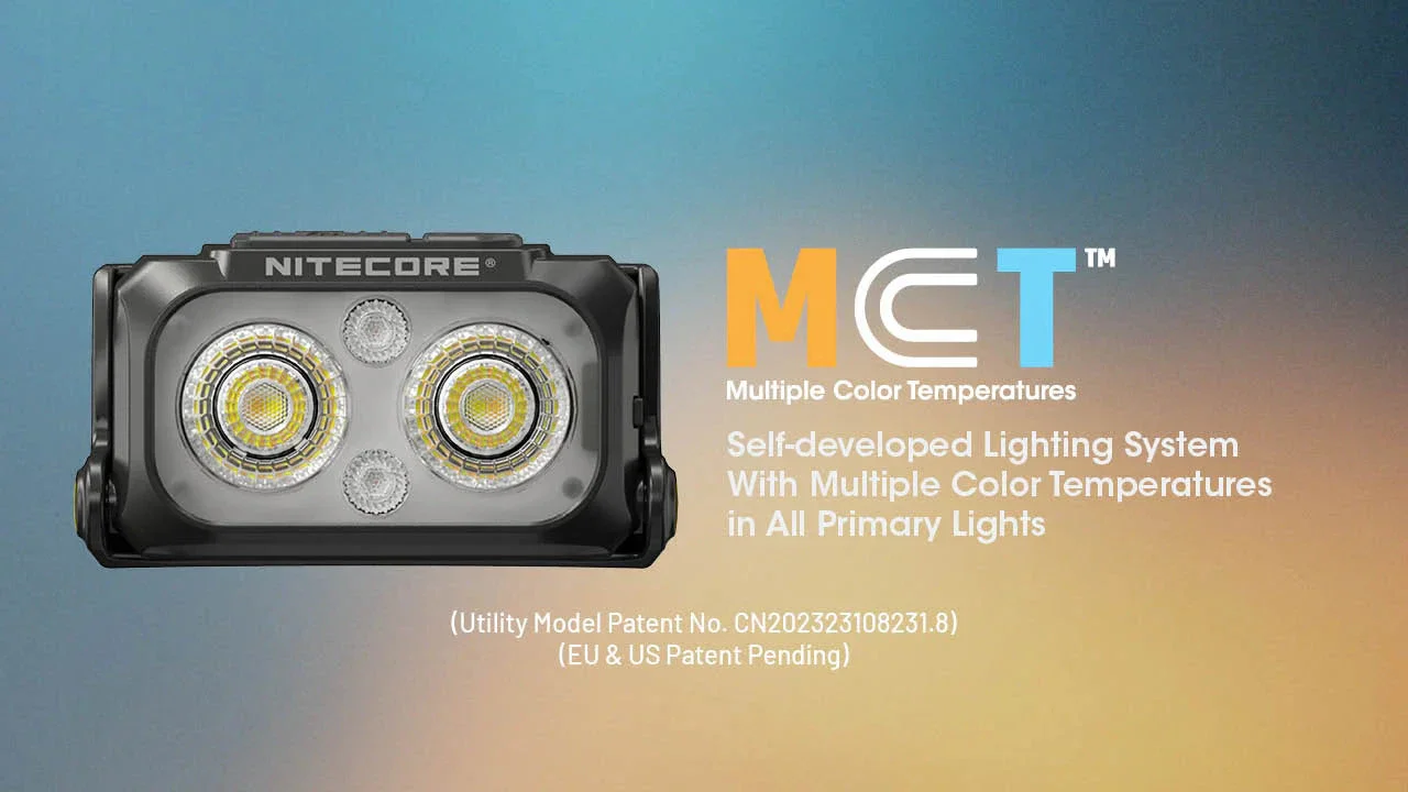 Nitecore NU25 MCT UL 400 Lumens Ultralight Rechargeable Headlamp - Image 3