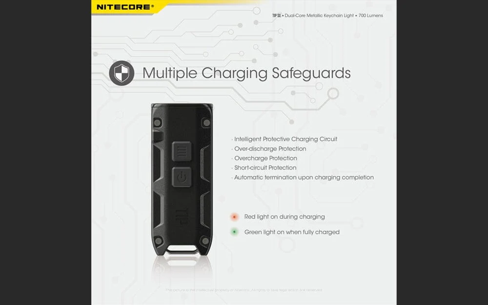 Nitecore TIP SE 700 Lumen Rechargeable Keychain EDC Flashlight - Image 10