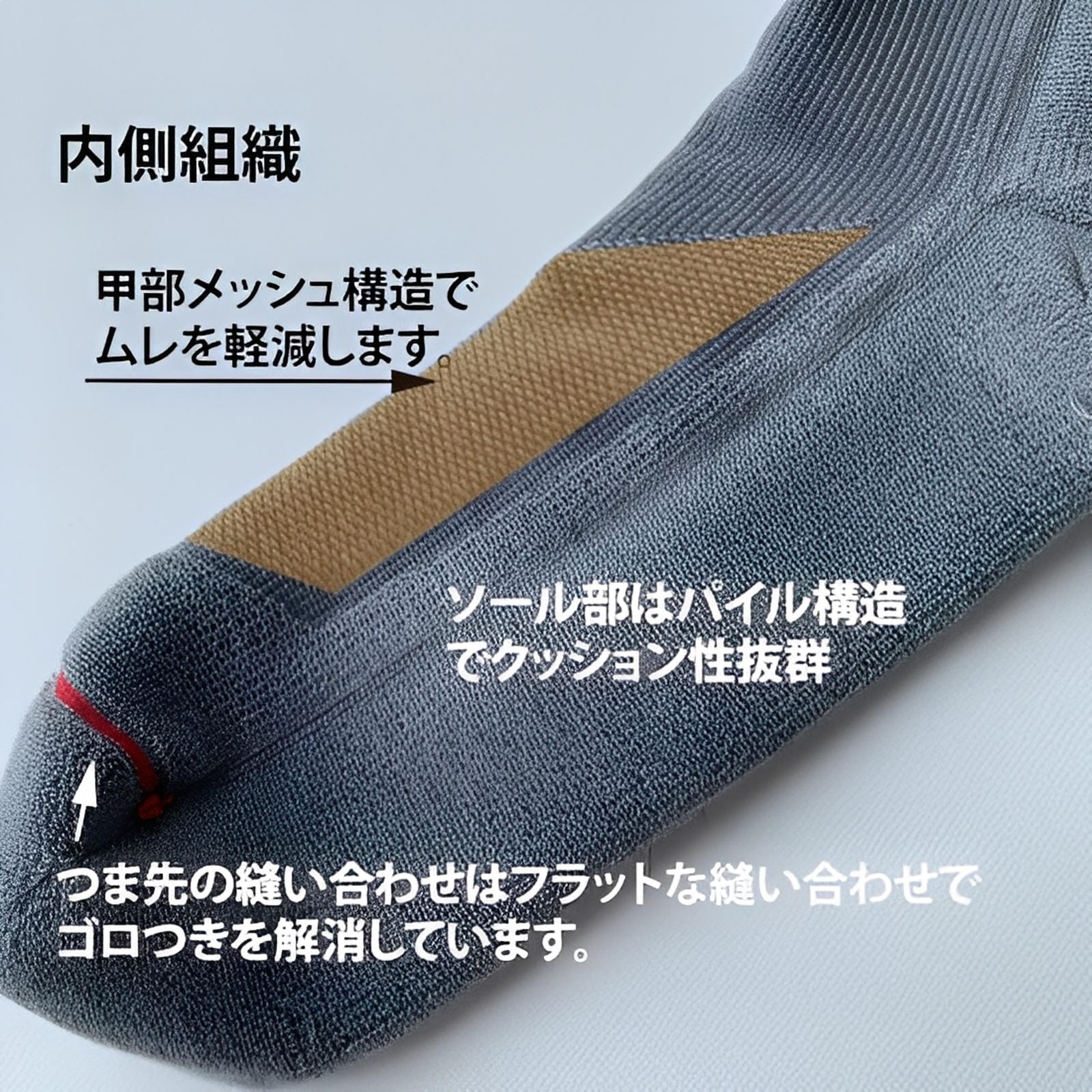 Oleno Pale Camo Quarter Running Socks - Image 10