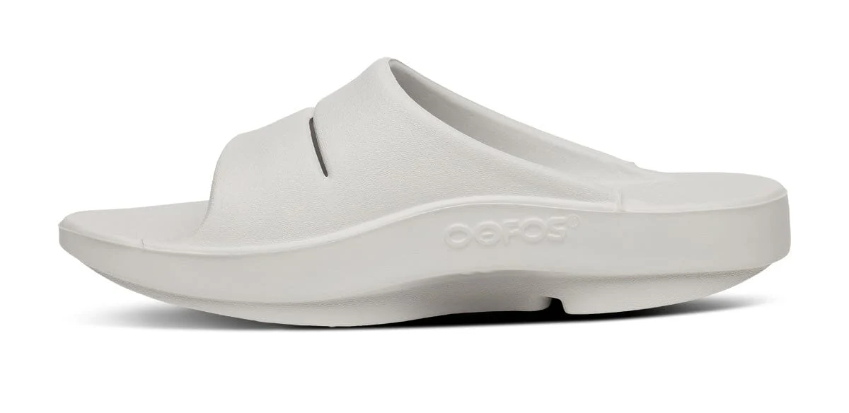 OOFOS Unisex OOahh Sport Slide Sandal - Moonstone - Image 4