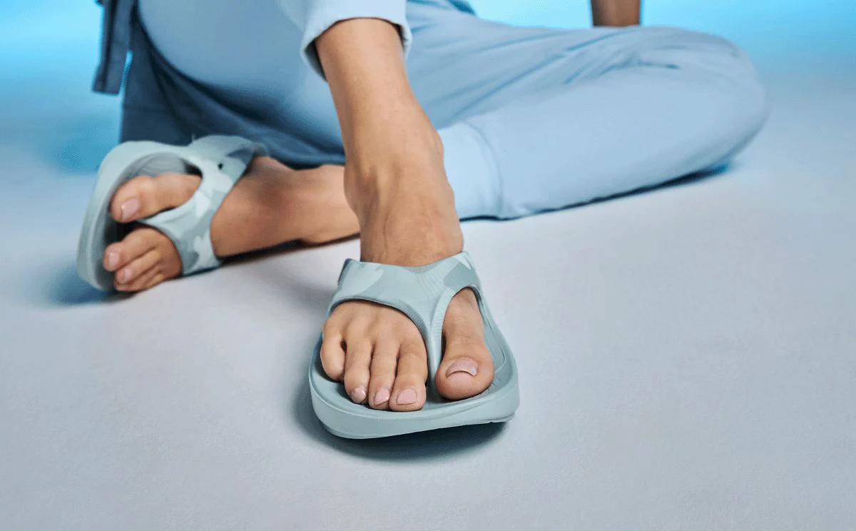 OOFOS Unisex OOriginal Thong Sandal - Mist Breeze (Limited) - Image 4