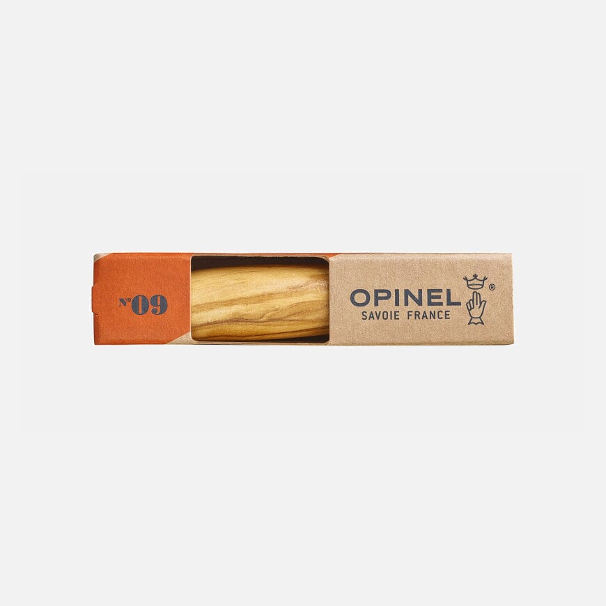 Opinel Pocket Knife N°09 Olive Wood - Image 2