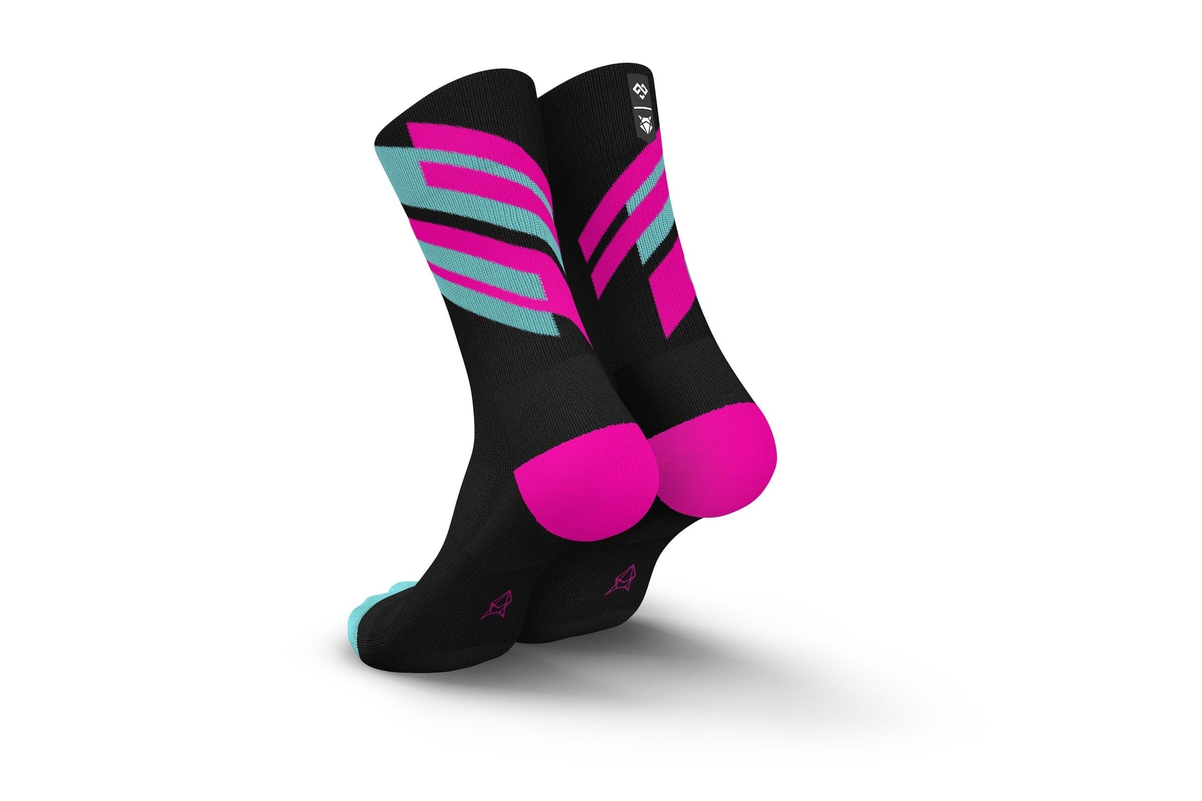 Incylence Renewed 97 Philipp Pflieger Training V4 Black Mint Pink Socks - Image 2