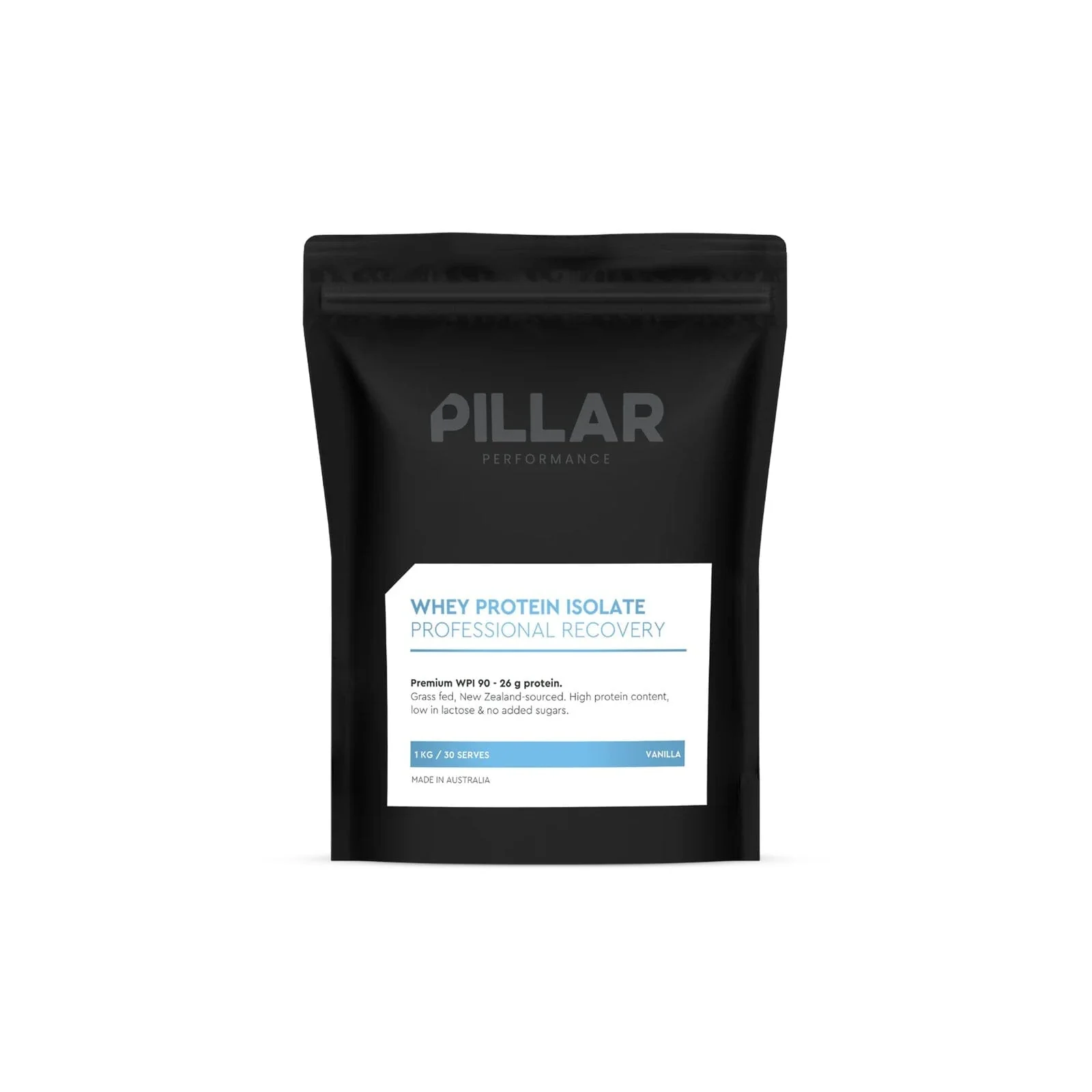 PILLAR Grass Fed Whey Protein Isolate Powder 1kg - Image 2