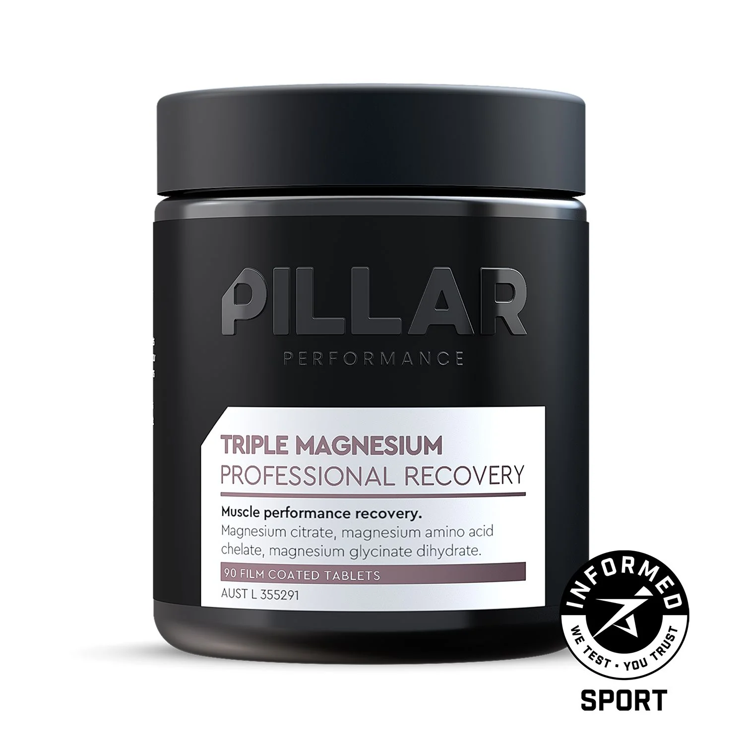 PILLAR Triple Magnesium Tablets (90 Tabs)