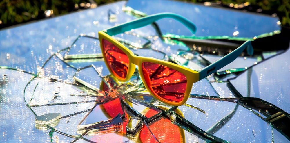 goodr OG - Sports Sunglasses - Pineapple Painkillers - Image 3