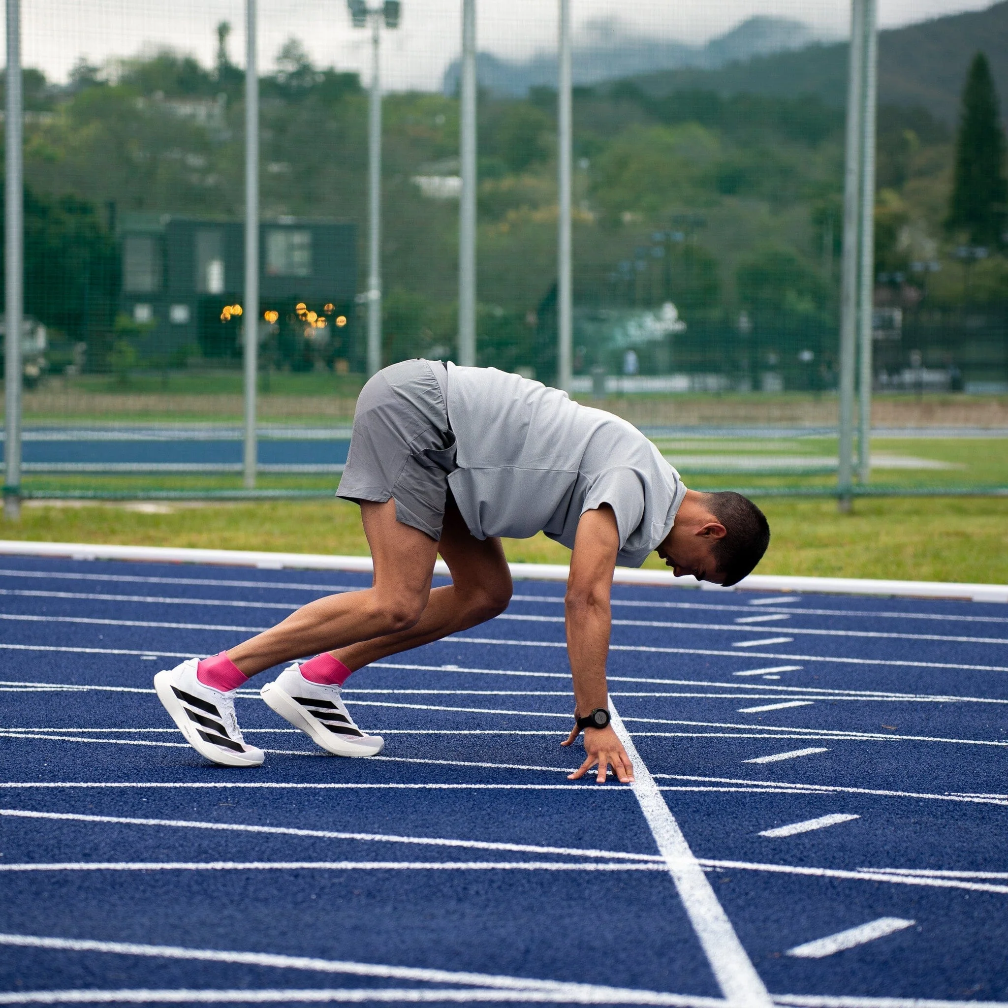 Versus Popsicle Pink Running Quarter Socks - Image 3