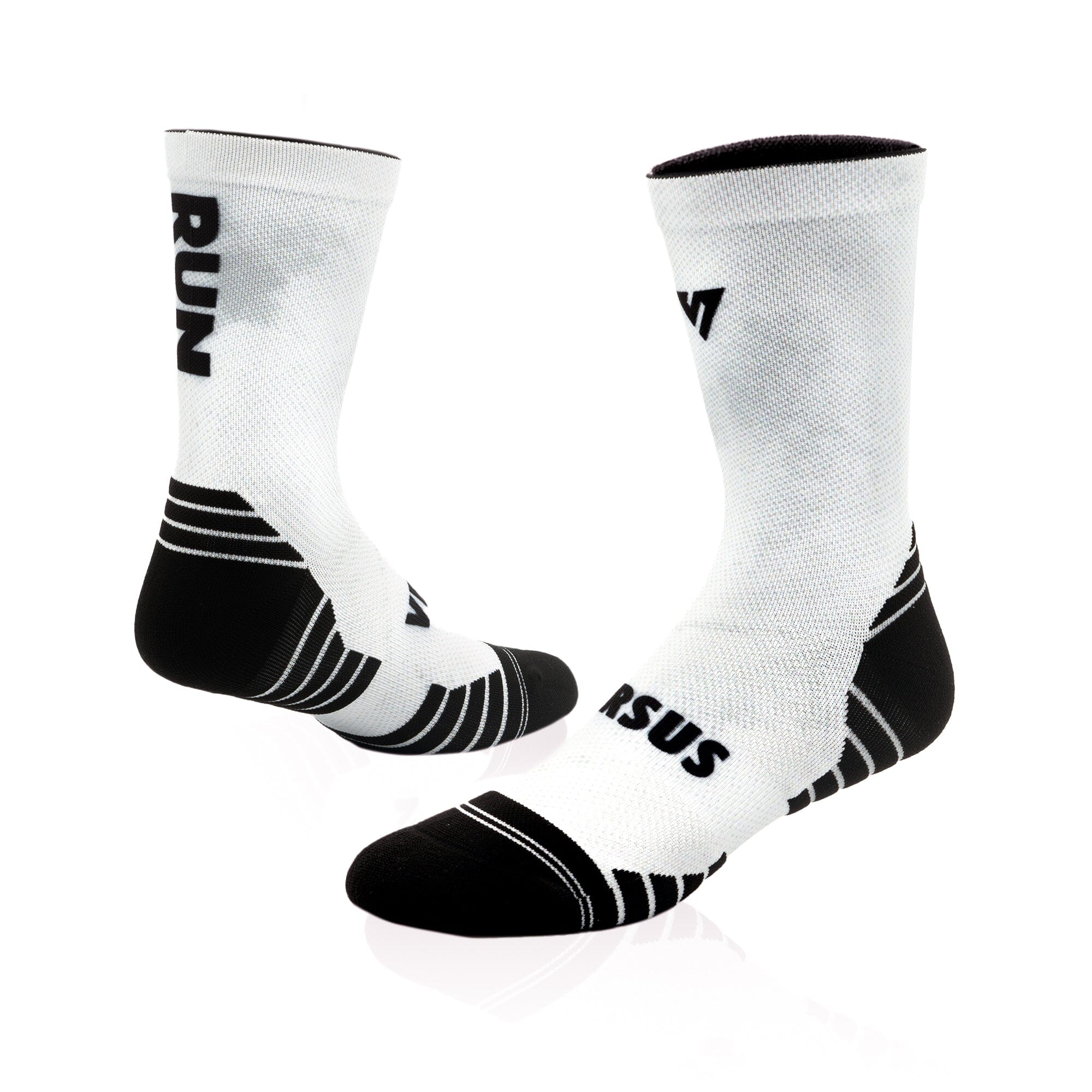 Versus RUN White Active Crew Socks