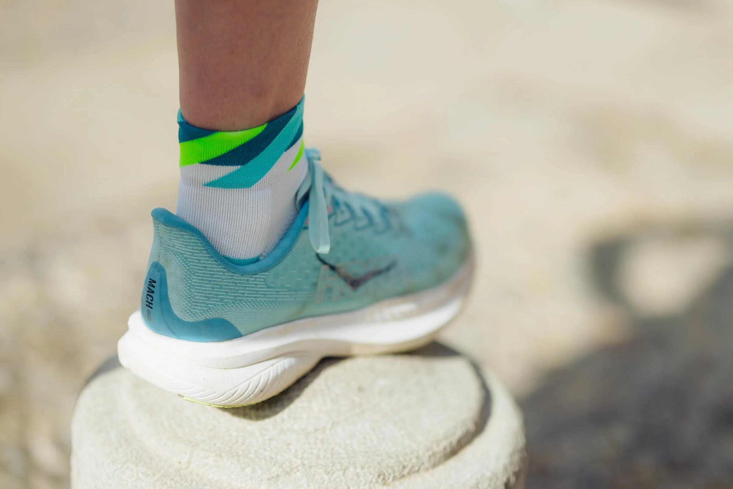 Incylence Running Loops Short White Green Socks - Image 5