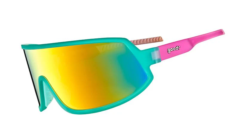 goodr Wrap G - Sports Sunglasses - Save A Bull, Ride A Rodeo Clown