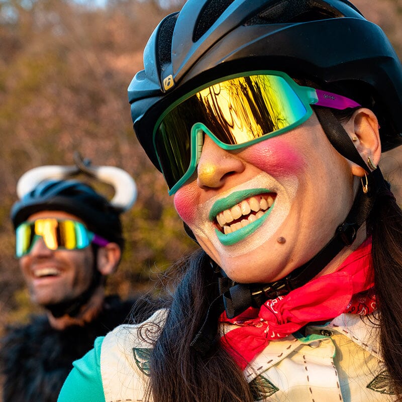 goodr Wrap G - Sports Sunglasses - Save A Bull, Ride A Rodeo Clown - Image 2