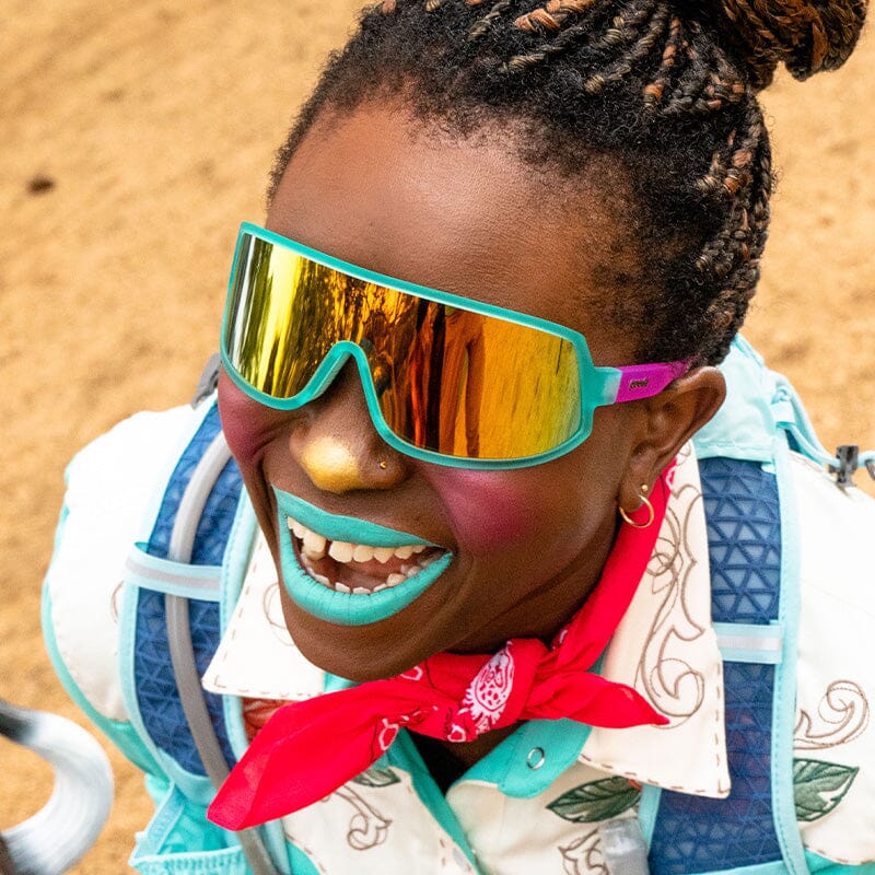 goodr Wrap G - Sports Sunglasses - Save A Bull, Ride A Rodeo Clown - Image 4