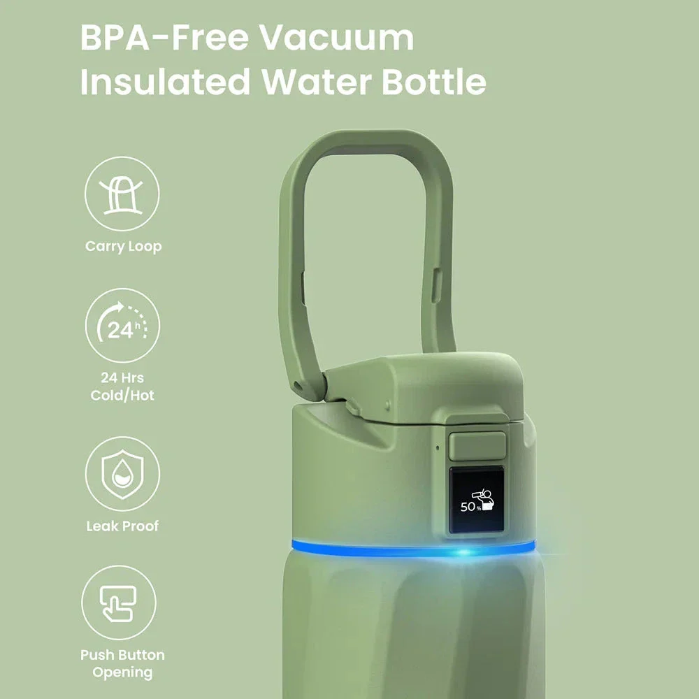 WaterH Boost Smart Water Bottle: 24 oz Hydration Tracker with APP & Insulation - Image 50