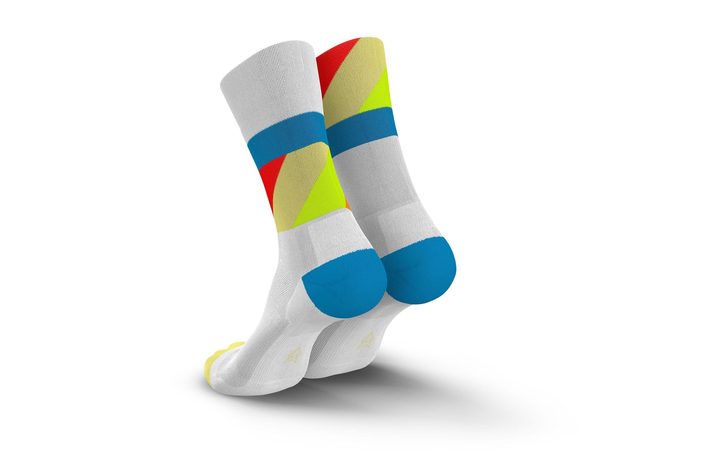 Incylence Ultralight Strides White Blue Inferno Socks - Image 2
