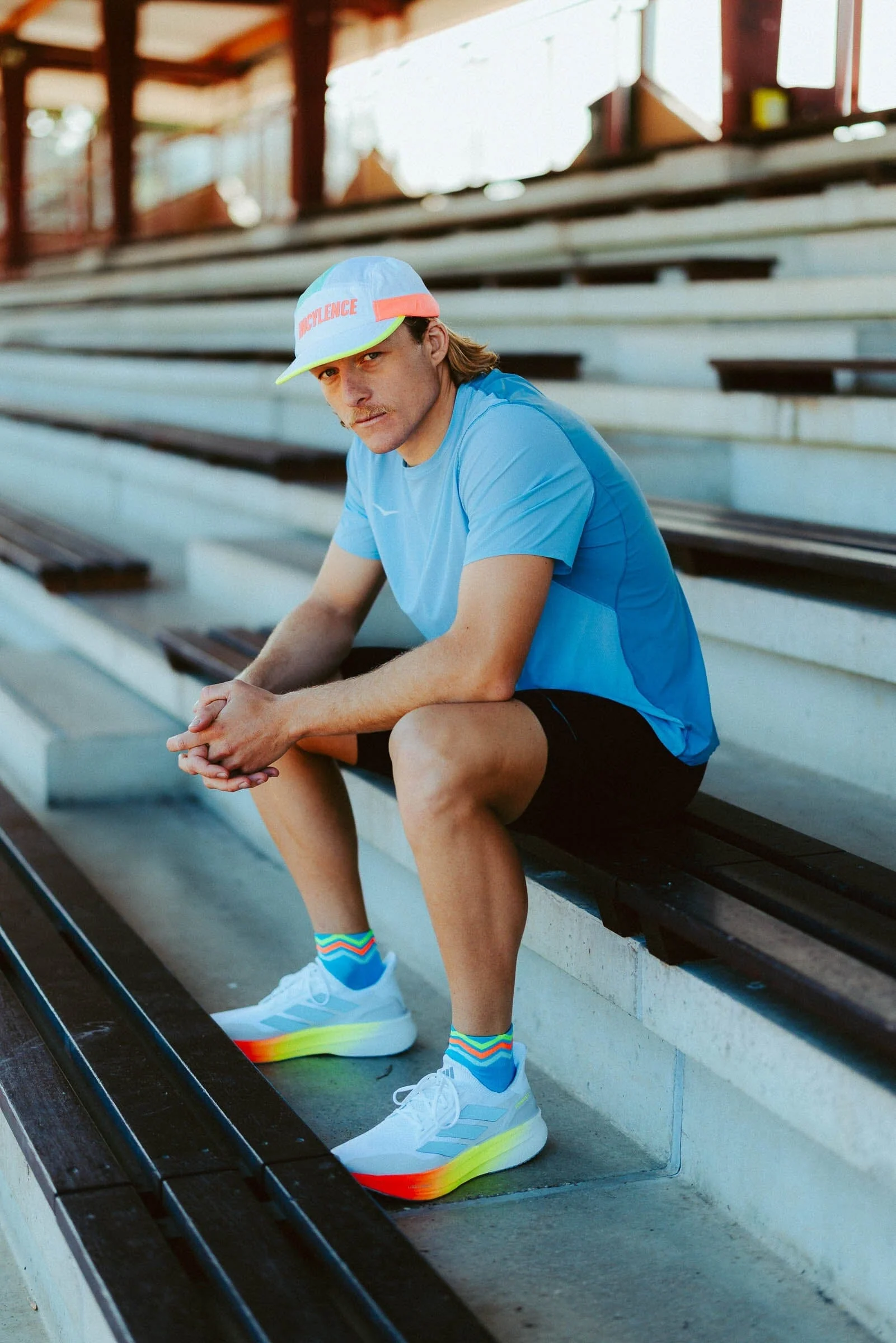 Incylence Ultralight Waves Short Cyan Green Socks - Image 6