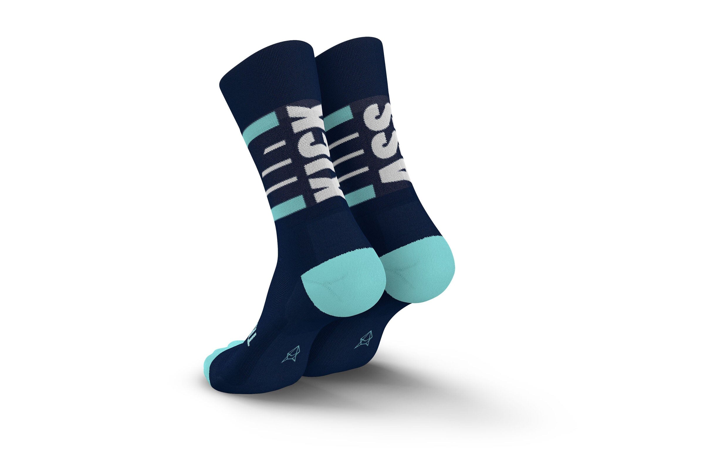 Incylence Ultralight Kickass V2 Navy Mint Socks - Image 2