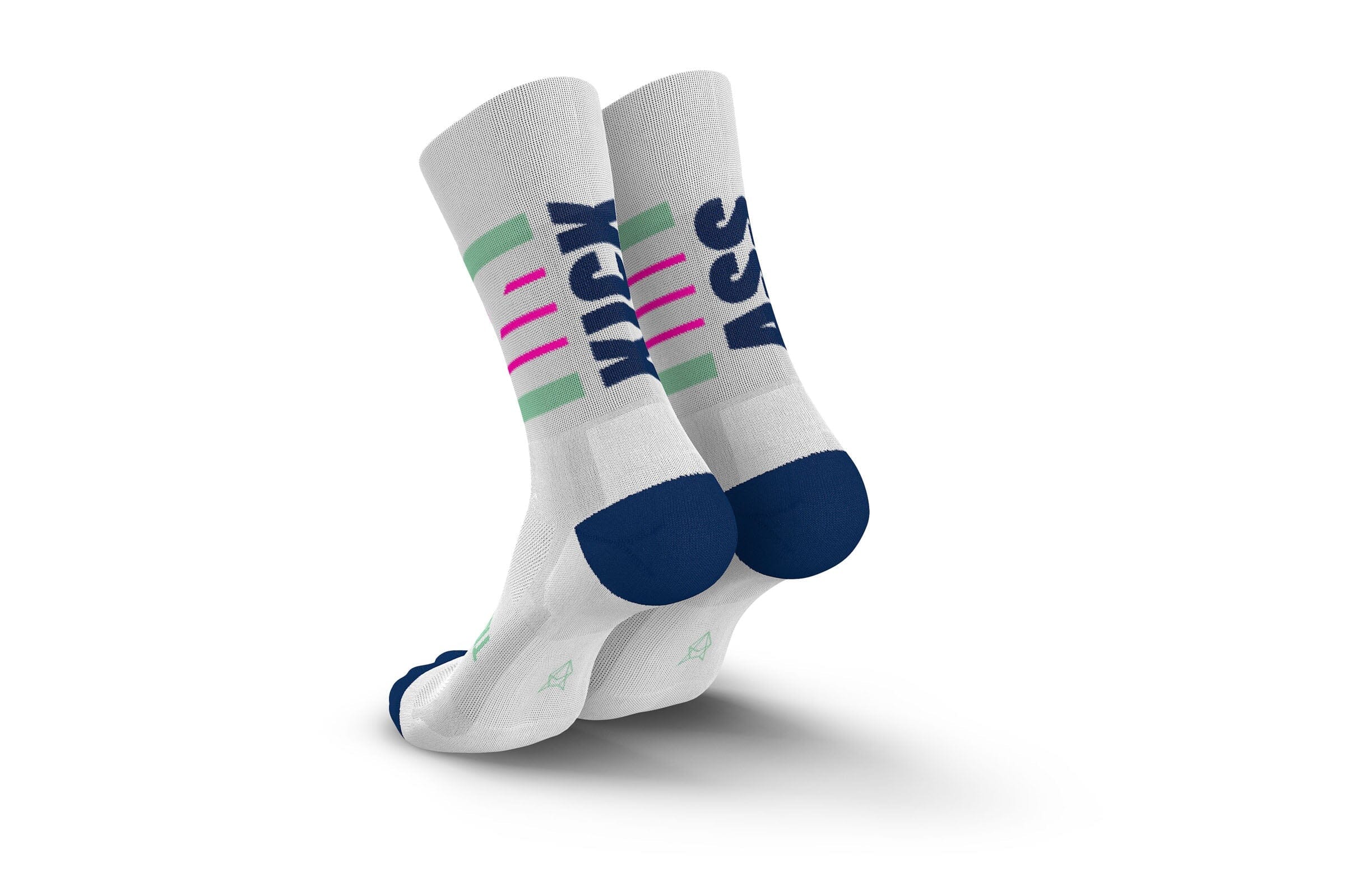 Incylence Ultralight Kickass V2 White Pink Socks - Image 2