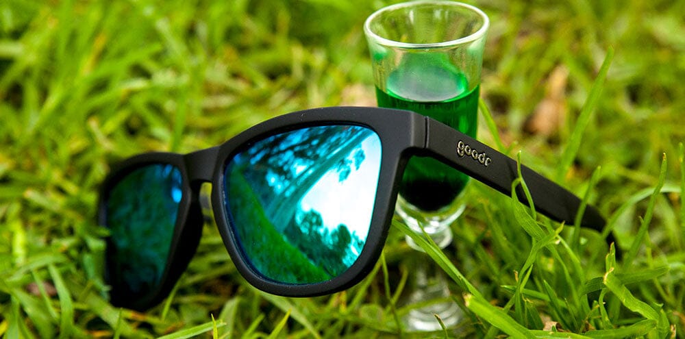 goodr OG - Sports Sunglasses - Vincent's Absinthe Night Terrors - Image 3