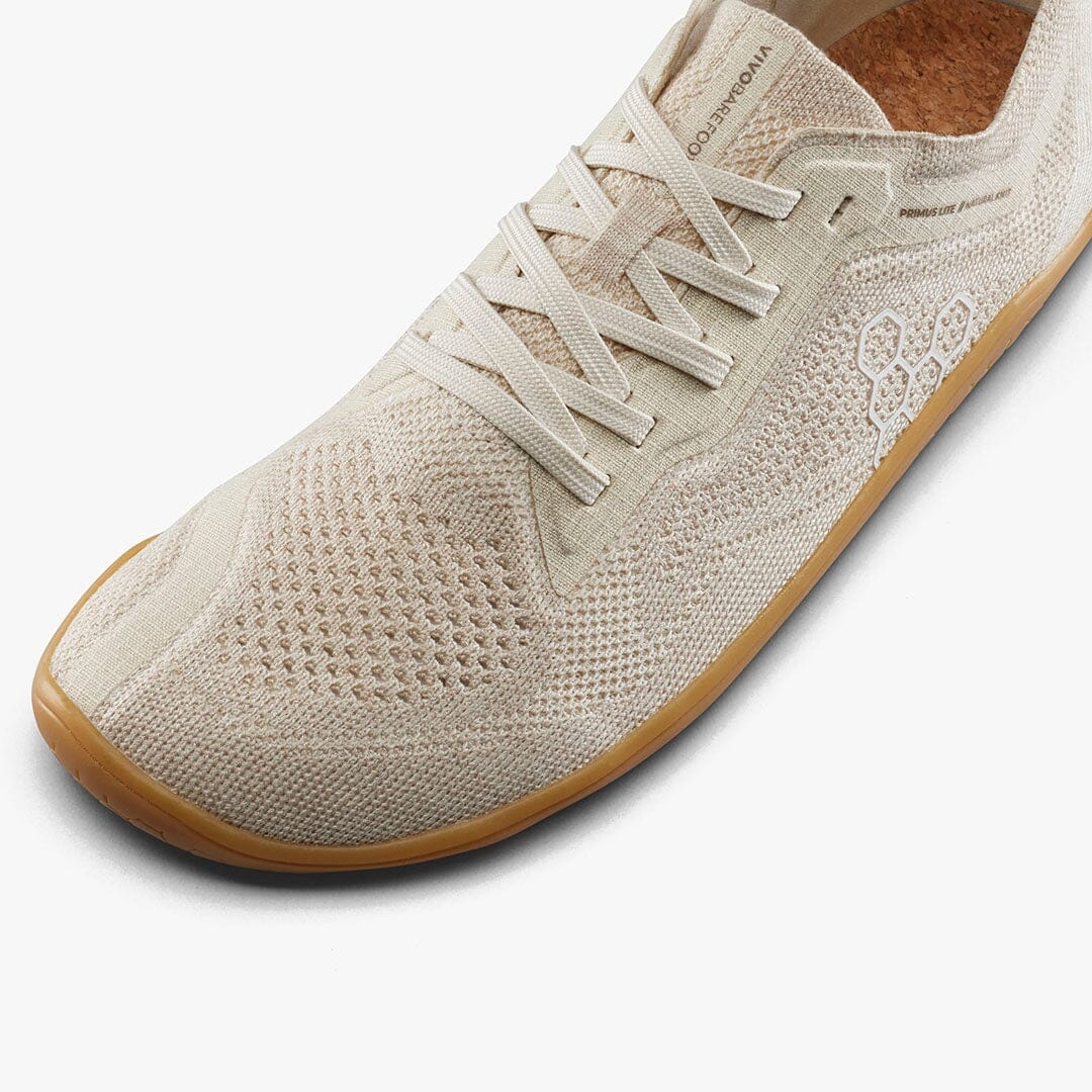 Vivobarefoot Primus Lite Knit Natural Mens Barefoot Shoes - Image 6