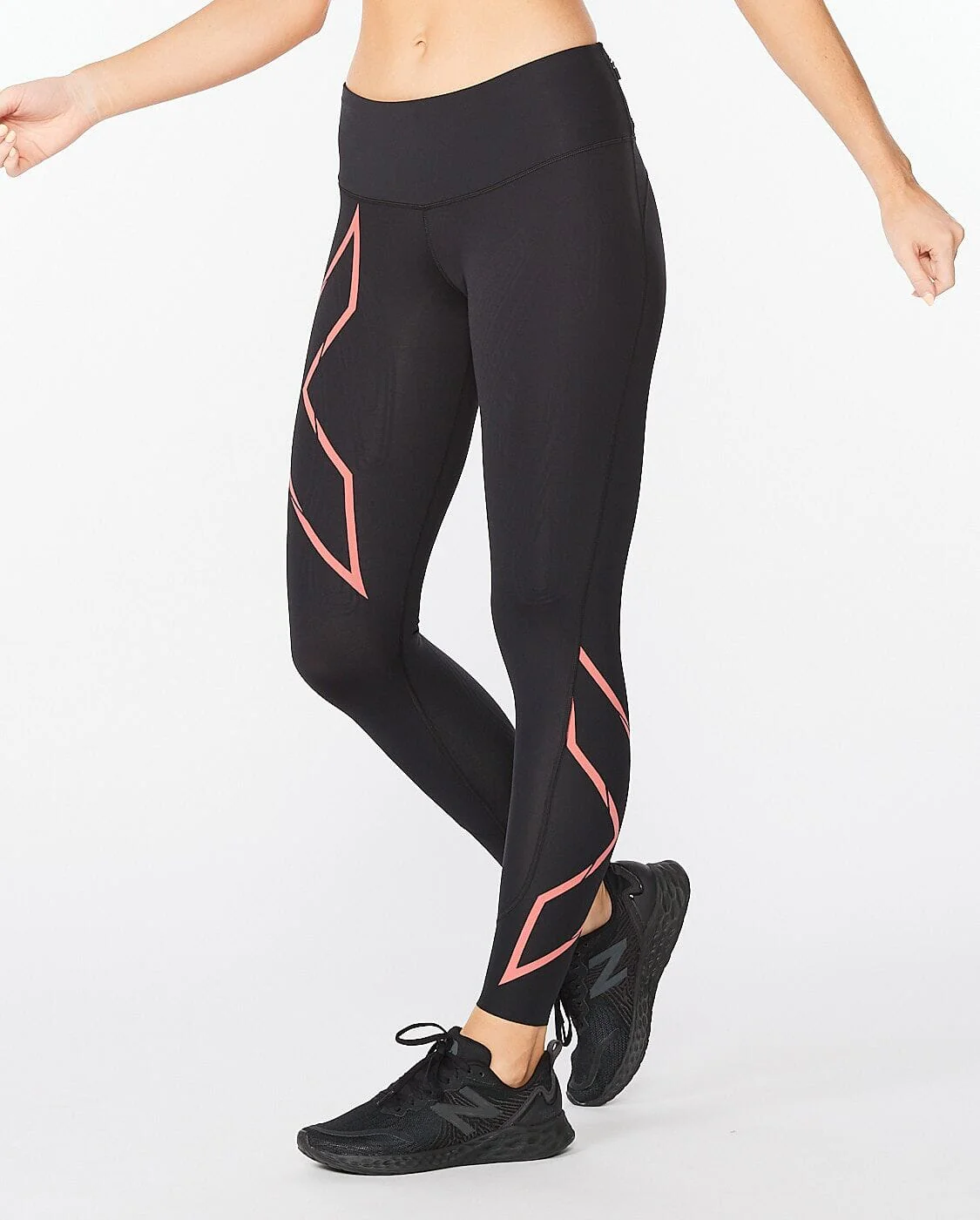 2XU Women's Light Speed Mid-Rise Compression Tights WA6523B - Image 8